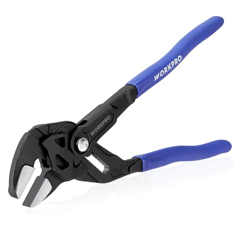 WORKPRO 10-Inch Pliers Wrench, CR-V Construction Wrench Plier - size: 10-Inch