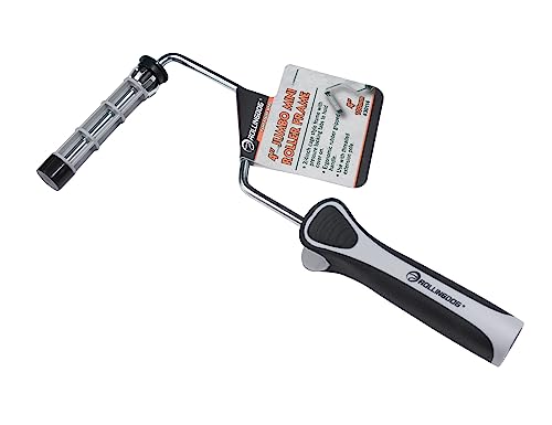 ROLLINGDOG 4" Jumbo Mini Paint Roller Frame - color: paint roller frame(Pack of 1)