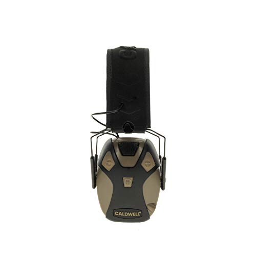 Caldwell E-Max Pro Electronic Hearing Protection Earmuffs Sound Amplification, Low Profile, for Range Shooting, Hunting - style: Pro-fde