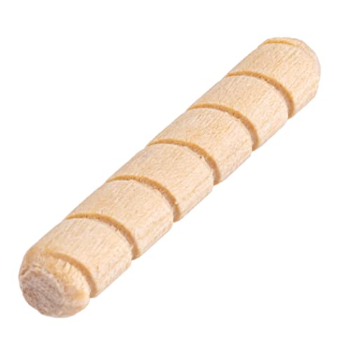 Spiral Grooved Hardwood Dowel Pins | 1/4 X 1-1/2" | Pack of 50 Approx. | Wooden Furniture Dowel Pins for Strong Connection | Furniture Making, Refurbishing or Crafts | UA-415-W - size: 1/4" X 1-1/2"