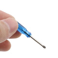 100pcs Bulk Pack 45mm x 2mm Tiny Size Phillips Cross Screwdrivers - color: Blue, size: 2.0mm + (Phillips)