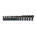 Astro Tools 78315 3/8" Drive 10-24mm Pinless Universal Impact Sockets - No Skips - 15 Piece - size: 3/8" - No skips - 10-24mm