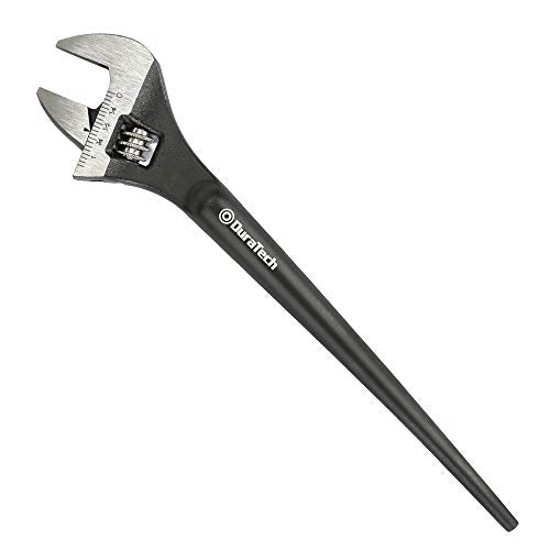 DURATECH 8-Inch Adjustable Construction Spud Wrench - size: 8-Inch
