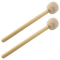 Jiozermi 2 Pcs Drum Mallet, Beige, 13.22 Inches for Drums Snare Drums - color: Beige