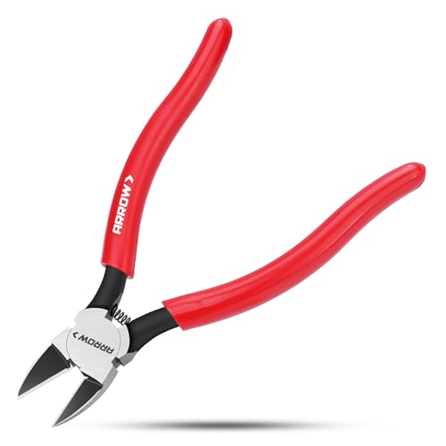 ARROW 7" Precision Wire Cutters, Precision Flush Cut Diagonal Pliers - size: 7 Inch