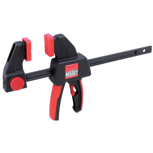 BESSEY EHK SERIES - 100 lb Clamping Force - 06 in - EHKM06 Trigger Clamp Set - 2.375 in. Throat Depth - Wood Clamps, Tools, & Equipment for Woodworking, Carpentry, Home Improvement, DIY - size: 6 in., style: 100 lb force