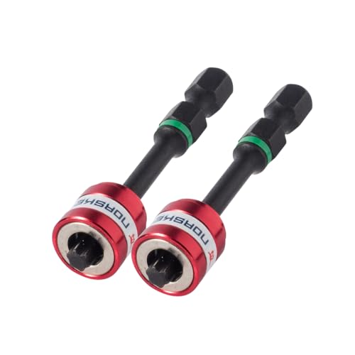 Norske Tools NIBCI332 Magnetic Float Collar Screw Holder T25 (2pc Carded) Impact Rated for Heavy Duty Use