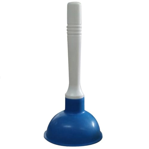 Drain Plunger, Mini Sink Unclogger, Small 4-Inch Clog Remover - color: Blue