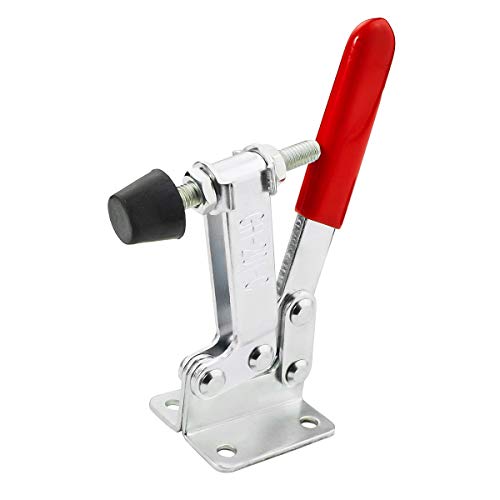 4 Pack Toggle Clamps Latch Vertical Quick-Release Toggle Clamp Antislip Holding Capacity 220 lbs Tool GH-201C - style: 201C, 4PK