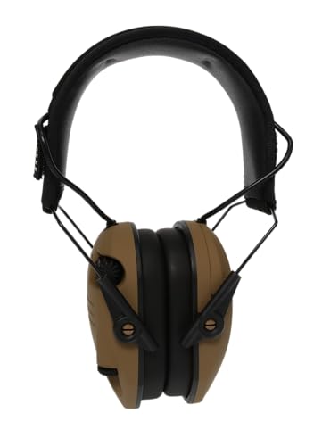 Walker's Razor Slim Electronic Muff - color: Patriot - Battle Brown, size: One Size