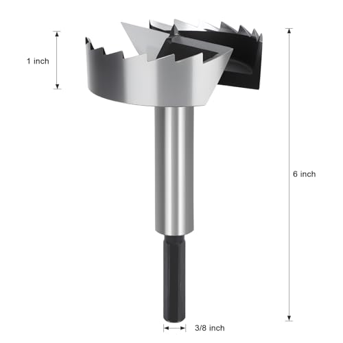 3" Forstner Bit Wood 3 Inch Dia. Drill Bit Woodworking - size: 3"