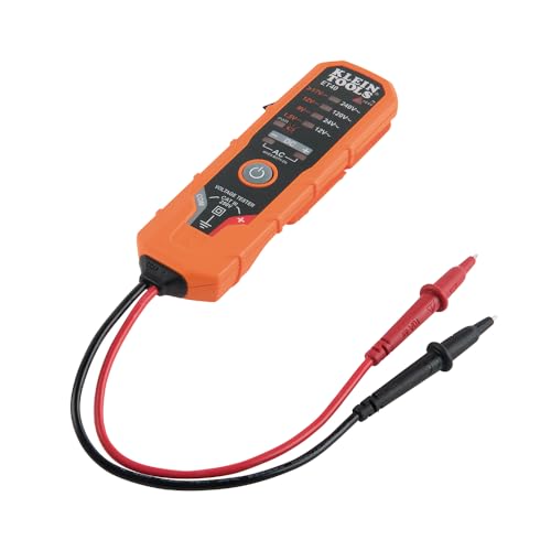 Klein Tools ET40VP Voltage Test Kit, GFCI Receptacle Tester, AC/DC Voltage Tester, Detects Common Electrical Wiring Problems - size: 2-Piece Tester Kit