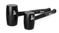Titan 63220 2-Piece Rubber Mallet Set, Includes 16oz & 32oz with Non-marking Double-faced Solid Heads, Shock Absorbing Fiberglass Handles & Textured Grips - style: 2pc Set Rubber Mallet