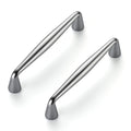 Ravinte Polished Chrome Cabinet Handles Solid Handles,3-1/2 Inch,10 Pack - color: Polished Chrome, size: 3-1/2 Inches Hole Center