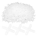 500 PCS 1/8 Inch Tile Spacers, High Quality Plastic Cross Leveling System, Accurate Floor & Wall Ceramic Tile Alignment Tools for DIY and Professional Installation, Consistent Gap Width - size: 1/8 Inch