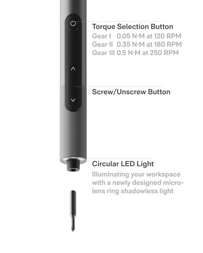 HOTO SNAPBLOQ™ S-A01 Electric Screwdriver, Precision Screwdriver Set