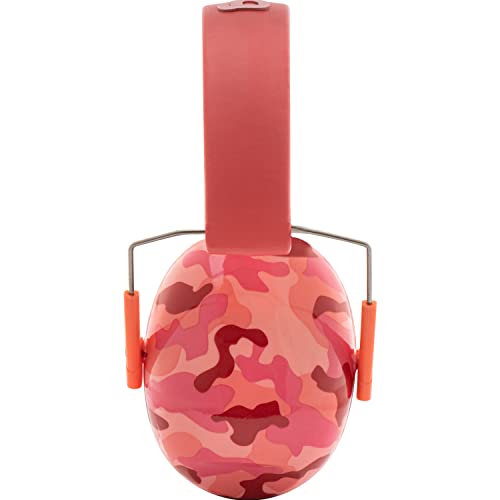Snug Kids Earmuffs – Noise Reduction for Toddlers & Children – Adjustable, Lightweight, Foldable, Soft & Comfortable - color: Pink Camo