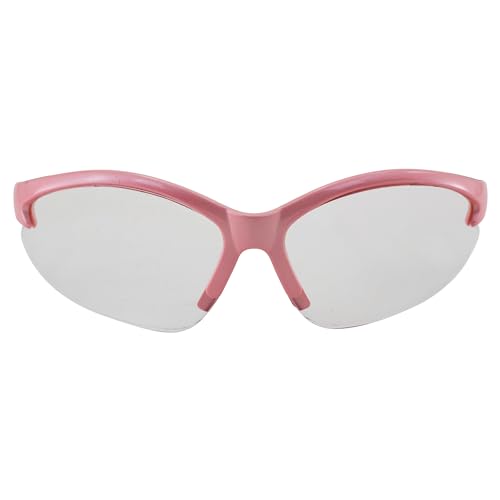 Global Vision Safety Shop Glasses - color: Medium Pink Frame/Clear Lens
