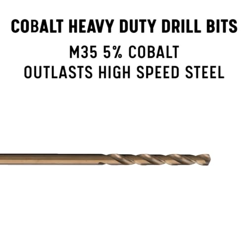 Drill America - GLBCOX127/32 7/32" x 12" Cobalt Aircraft Extension Drill Bit, GLBCO Series - size: 7/32", style: 12" Length