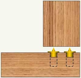 Dowel Center Set 8PC Woodworking Tenon Transfer Plugs 1/4-1/2"
