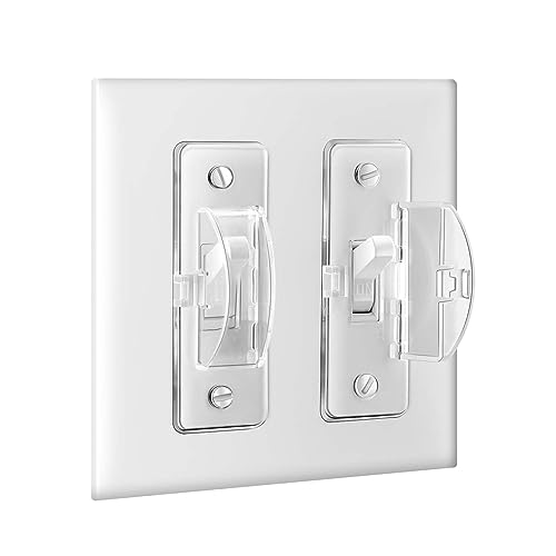 Roxiuc Switch Guard - Light Switch Cover Guard - Childproof - Clear (1pc) - size: 1 Pack