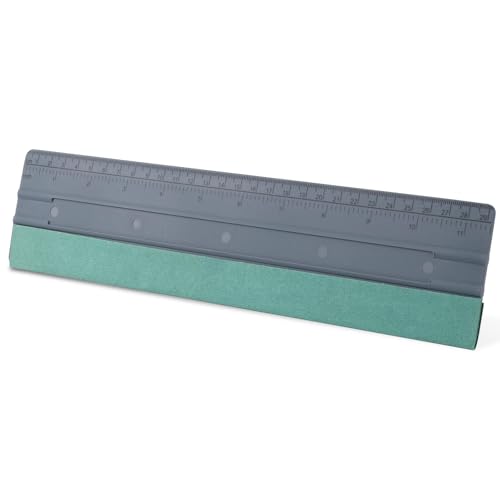Felt Squeegee, Vinyl Squeegee Tool with Scale Ruler Car Wrapping Decal Squeegee Window Tint Scraper for Car Wallpaper Wrap Graphic Wallpaper Smoothing Window Tint Film (Large)