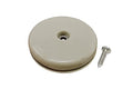 Shepherd Hardware 9453 2-Inch Round, Adhesive Slide Glide Furniture Sliders, 4-Pack, beige - size: 2 inch