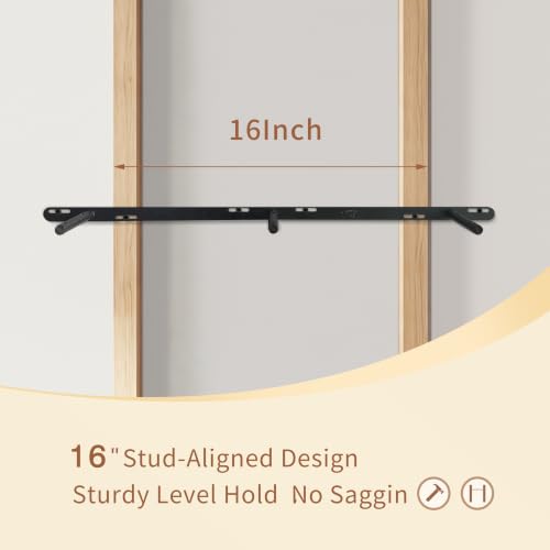 ROGMARS 72 Inches Long Walnut Floating Shelves - color: Walnut, size: 72 Inch set of 2
