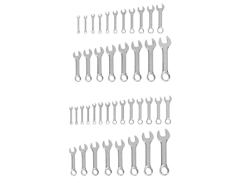 TEKTON Stubby Combination Wrench Set, 41-Piece | WCB90414 - color: Stubby, Tool Only, size: 41-Piece (1/4 - 1-1/4 in., 6 - 32 mm)