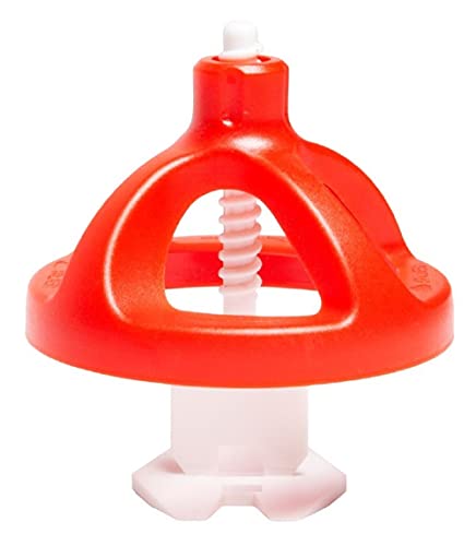 Cyclone Kit: Tile Tools & Tile Leveling System with 300 Tile Leveling Clips 1/8 and 100 Reusable Caps, Packaged in Practical Bucket for Easy Laying and Improved Finishing