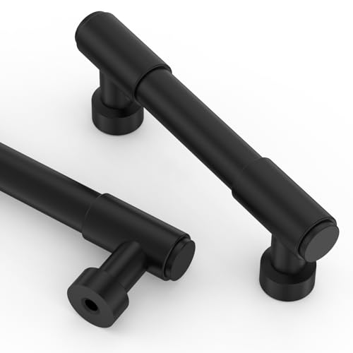 Asidrama Matte Black Kitchen Cabinet Pulls,3 Inch,10 Pack - color: Matte Black, size: 3" Hole Center