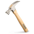 ESTWING Sure Strike Hammer - 16 oz Straight Rip Claw with Smooth Face & Hickory Wood Handle - MRW16S - size: 16 oz (Ounces)