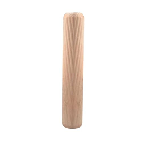 150Pcs Wooden Dowel Pins Kit 1/4 x 1-1/2 Inch Small Fluted Wood Dowels Pegs Hardwood Pin for Furniture Woodworking Crafts, Furniture, Door, DIY - size: 6mm x 40mm - 150PCS