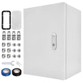 Electrical Junction Box 20x16x8, NEMA 4X IP66 Steel Enclosure Box - size: 20 x 16 x 8''