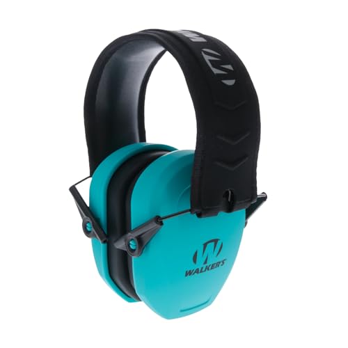 Walker's unisex-adult Walker's Earmuffs - color: Slim Passive - Teal, size: One Size