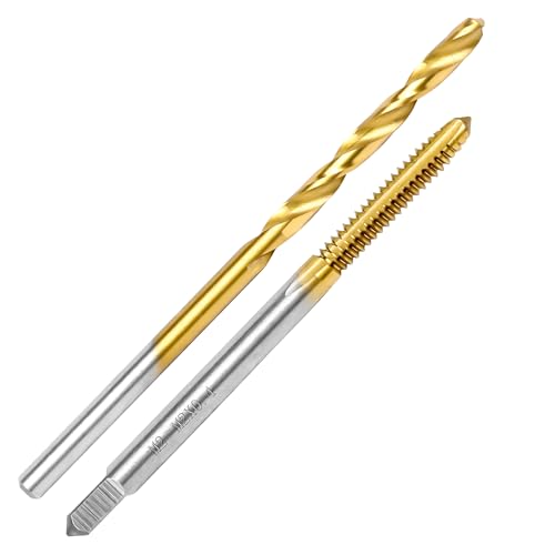 M2x0.4 Tap and 1.6mm Drill Bit for Metal,M2 HSS Metric Drill and Tap Set - size: M2 x 0.4 Tap, 1.6mm Drill