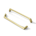 AVICCI 5 Pack Cabinet pulls-7.5"/192mm Brushed Gold Modern Drawer Handles for Kitchen Cabinet Handles Batheroom Drawer Dresser Furniture Handware - color: Brushed Gold, size: 7.5"(192mm)Hole Center-5Pcs