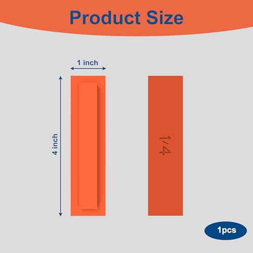 1/4" Trim Reveal Tool - Precision Trim Gauges - Non-Damaging Hard Plastic Door Reveal Marking Tools for Accurate Jamb Marking - Wood Reveal Spacing Tool (Orange) - size: 1/4 orange