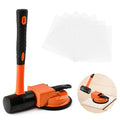 Floor Gap Repair Kit – Rubber Mallet + 7 Sticky Pads, Enhanced Suction Cup for Vinyl/Laminate