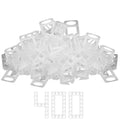 Storystore 400pcs Tile Leveling System Clips 1/8 Inch Tile Spacers - size: 1/8 Inch 400 Spacers