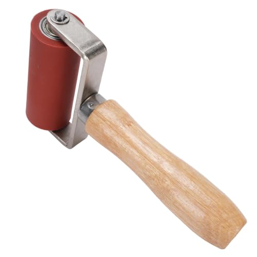Silicone Seam Roller, 32mm Dia 80mm Width 260℃ Width Rubber Brayer Roller, Art Craft Roller PVC, TPO, Epdm Single Ply Roofing Tape, Printmaking, Ink, Wallpapers Stamping Gluing