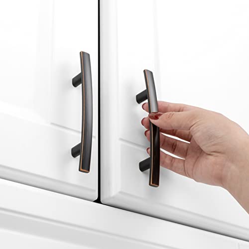 KOOFIZO 10 Pack 3 in Oil Rubbed Bronze Cabinet Pulls, Drawer Handles 1961 - color: Oil Rubbed Bronze, size: 3" CC