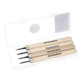 uxcell 8pcs Wood Carving Knife Tools Chisels Set, Carbon Steel Small Flat Diagonal Round Triangle Graver for DIY Craft Sculpture Carpenter Beginners Experts, 2 Set