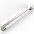 Amerdeco 10 Pack Brushed Satin Nickel Cabinet Pulls 10" - color: Brushed Satin Nickel, size: 10" hole center