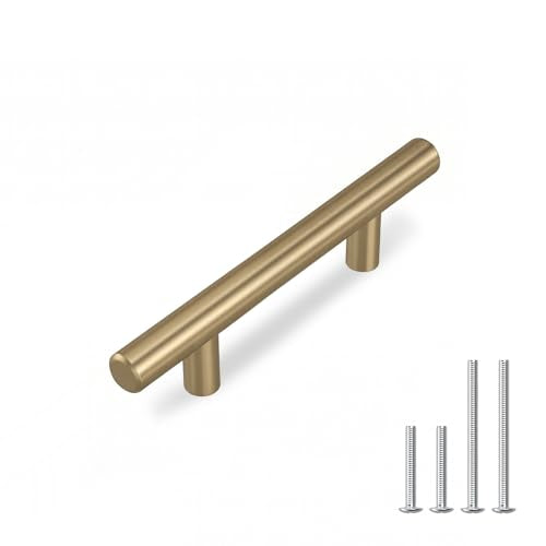 homdiy 15Pack 2-1/2in Cabinet Handles Champagne Bronze Kitchen Cabinet Pulls Drawer Pulls for Dresser Drawers - color: Champagne Bronze, size: 2-1/2in hole centers
