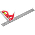 Kapro - 352 Combination Square - for Leveling and Measuring - Features Zinc Head, Stainless Steel Blade, Retractable Ledge, and Etched Ruler Markings - 12 Inch