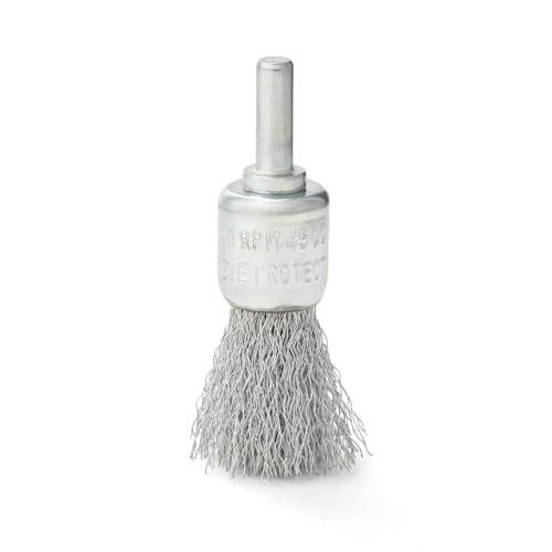 BOSCH WB025V3 3-Piece Wire Brush Set - Crimped Wire Wheel, End Wire Brush & Wire Cup Brush for Efficient Paint, Varnish & Rust Removal - Compatible with Drill/Drivers for Easy Surface Preparation