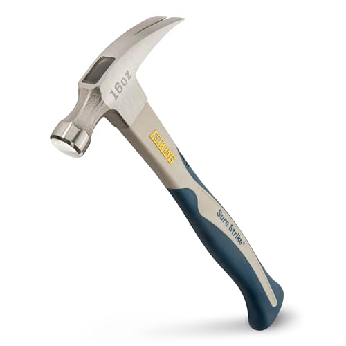 ESTWING Sure Strike Hammer, 16 oz, Carbon Fiber Handle, SSCF16S - size: 16 oz, style: Rip Claw
