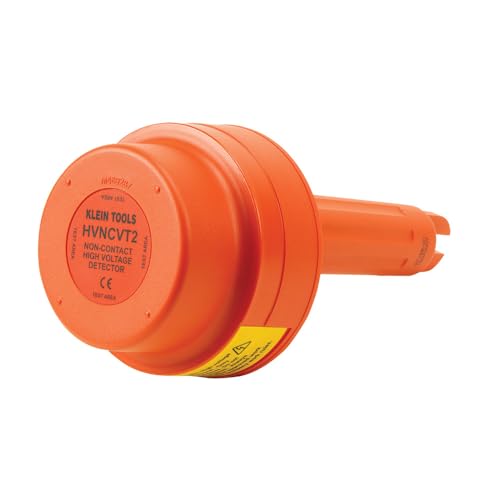 Klein Tools HVNCVT-2 Broad Range, Non-Contact Voltage Tester, for Overhead Conductors-Cable Faults, 7 Sensitivity Ranges, Audible and Visual Signals, Water Resistant - style: Broad Range