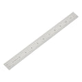 12 Inch Machinist Ruler Set - 2 Pack Stainless Steel Precision Double Sided Ruler with 1/64, 1/32, 1/16 & 1/8 Inch Graduations, Etched Markings - for Engineers,Woodworking and DIY (2, 12 Inch) - size: 12 Inch